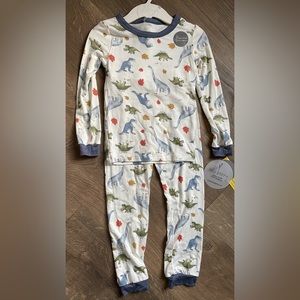 Milkberry Bamboo Dino PJ Set